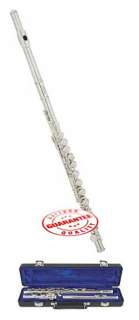 This Intermediate or beginners C Nickel Plated Flute is made by 