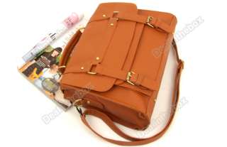    Style Womens PU Leather Messenger Bag Retro Handbag Shoulder Bag