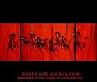 Horse Painting Original Modern Abstract Art Oil Painting on Canvas
