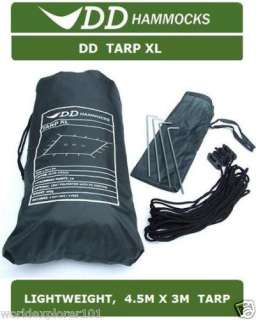 NEW DD TARP XL* Lightweight, 3m x 4.5m, Durable Basha  