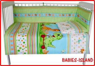 NEW Baby Nursery Bedding Set cot/cotbed   bumper, duvet, pillow 