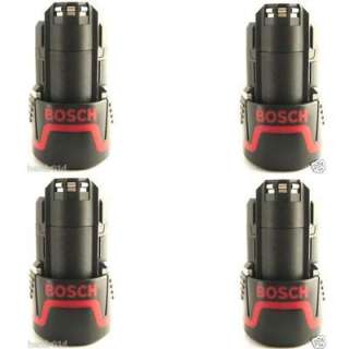 FOUR New Bosch Screwdriver Power Tool 10.8V Lithium Battery Packs