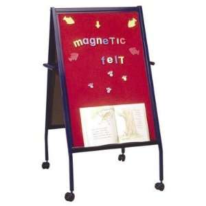  Balt Double Sided Magnetic Red Flannel Surface Easel Toys 