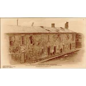   Print of the Western Barracks of Ft. Moultrie