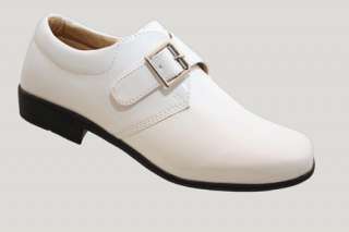 Boys Communion Wedding Page Boy School Patent or Matt Shoes Size 8   2 