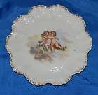 VINTAGE CABINET PLATE WITH CHERUBS DECOR 1# c