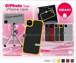 OZAKI OPhoto Gear iPhone Case op863 Silver Black only Tripod NOT 