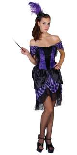 Sexy Saloon Gal Moulin Rouge Ladies Fancy Dress Costume  