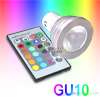   3W RGB GU10 LED lampe de à télécommande Ampoule #F