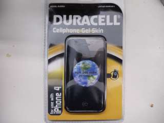   Heavy Duty Silicone Gel Skin Case Cover Black By Duracell NEW  