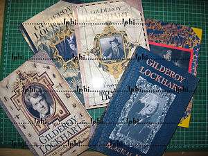HARRY POTTER  GILDEROY LOCKHART NOTEBOOK WITH BOOK COVER SEVERAL 