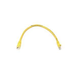  1FT Cat6 550MHz UTP Ethernet Network Cable   Yellow 