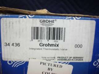 GROHE GROHMIX 34 436 THERMOSTATIC VALVE MISSING PARTS  