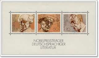 dd480 Literature Nobel German MNH stamps Germany  