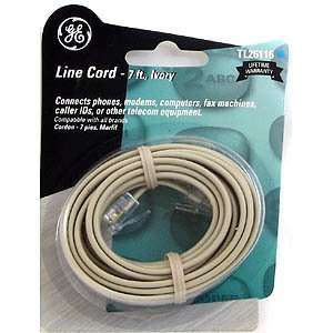  Ivory 7 Foot Line Cord