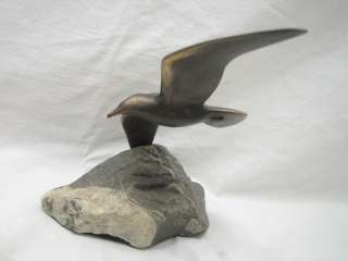nice vintage bronze sculpture by Charles Reussner, cast by a Swiss 