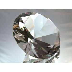    100mm Clear Crystal Diamond Jewel Paperweight