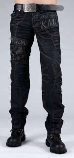 Italienische Jeans KOSMO LUPO STAR BLACK DEVIL G.W31  