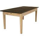   slate top farmhouse table by slate top tables  