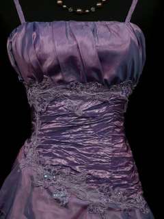   Satin Light Purple Boho Lace Gown Wedding/Evening Dress 18 24  