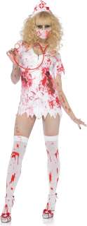Bloody Nurse Adult Costume   Includes Dress, mask and headpiece. Does 