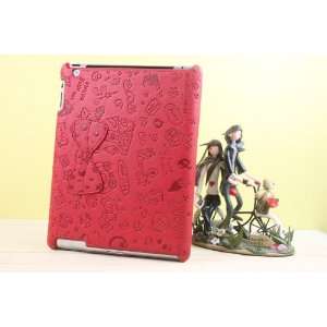  ProDesign DC RED Cartoon Lovely Cute Bow Tie Leather Case 