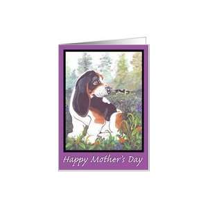  Basset Hound Puppy Dreamer Mothers Day Card Health 