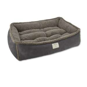  Bolster Futon Dog Bed Cover / Medium, Gray, Medium Pet 