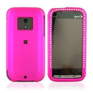  For Sprint Touch Pro 2 Rubberize Hard Case Gem Pink Electronics