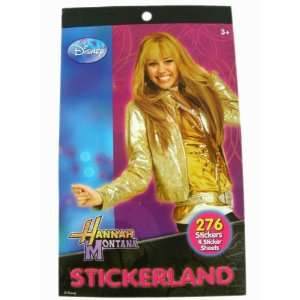  Disney Hannah Montana Stickerland 4 Sticker Sheets   276 