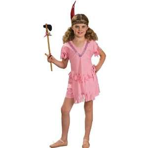 Lets Party By Rubies Costumes Indian Girl Child Costume / Pink   Size 