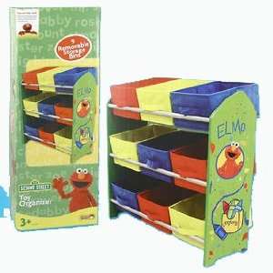     Elmo Toy Organizer with 9 storage bins  Toys & Games  