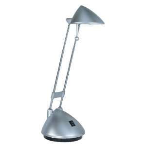  Globe Electric 52250 Halogen Desk Lamp, Silver