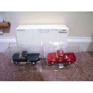  Road Champs THEN and NOW FORD TRUCKS 2 pack Diecast Set 