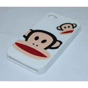  PF Monkey Designer White Iphone 4 Silicone Skin Case 