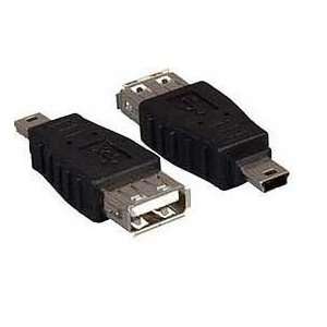  USB A Female to Mini USB B 5 Pin Male Adapter