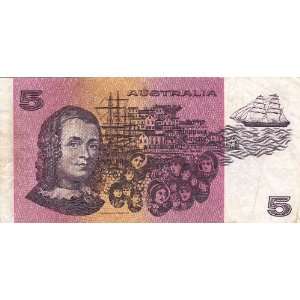  1976 Australia Fiver Dollar Bill 