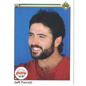  1990 Upper Deck #92 Jeff Parrett   Philadelphia Phillies 