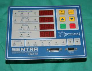New Sentra temperature controller 2000 HE display as shown in the 