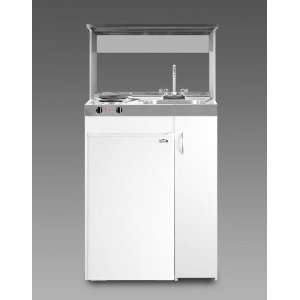 with 3.7 cu. ft. Manual Defrost Refrigerator, Stainless Steel Sink, 2 