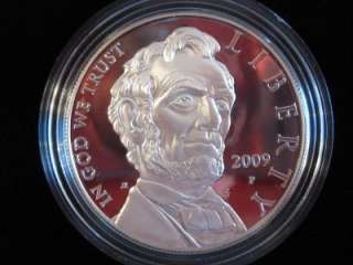 2009 P SILVER ABRAHAM LINCOLN PROOF DOLLAR ~ U.S. Mint Box/COA 