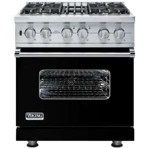   inch Professional Series Natural Gas Range With 4 Burners   Black