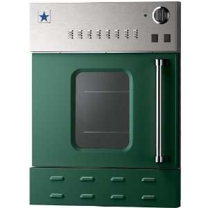 Wall Oven Single Built In Convection Natural Gas Oven, Moss Green, 24 