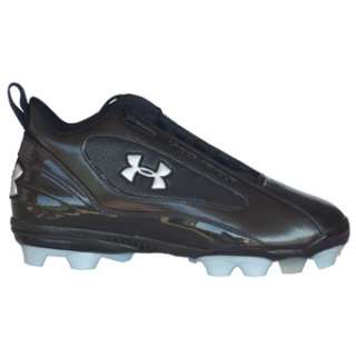 Under Armour Clutch Mid Molded Baseball Cleats Black 12 698611902426 