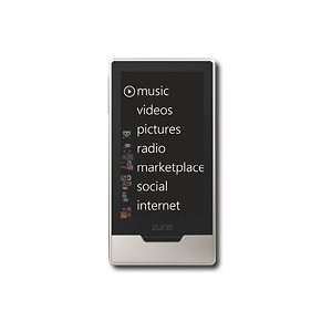  Zune New HD 2 32GB  Player   Platinum Silver  