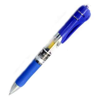   Retractable Gel Ink Ballpoint Pen Write Office Ink Color Blue New