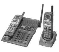  KXTG2357B 2.4 GHz Duo Single Line Cordless Phone 037988474509  