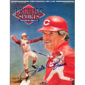  Pete Rose Autographed Legends Sports Magazine Sports 