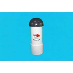  Odorhog Vent Pipe Filter (4.0 Inch) PVC W/ Mushroom Cap 