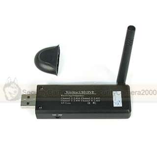 Channel Wireless USB DVR CCTV Camera Video Recorder 2.4GHz